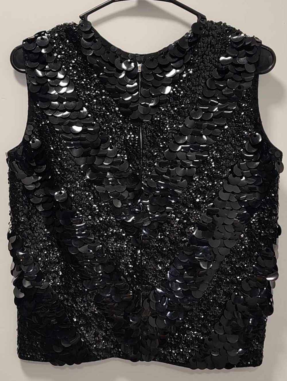 Vintage Gia Ninno Designs For Joyce Sequins Top Size Medium - Picture 2 of 7